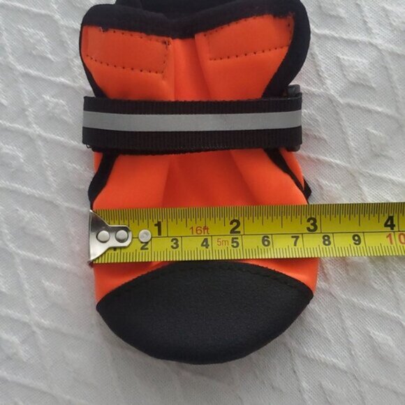 Limited Edition Waterproof Dog Neon Reflective Protective Boots 4 piece Size L - Picture 14 of 14